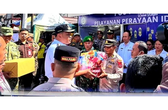 Forkopimda Toba Tinjau Pos Pengamanan Lebaran 2026, Pastikan Mudik Aman