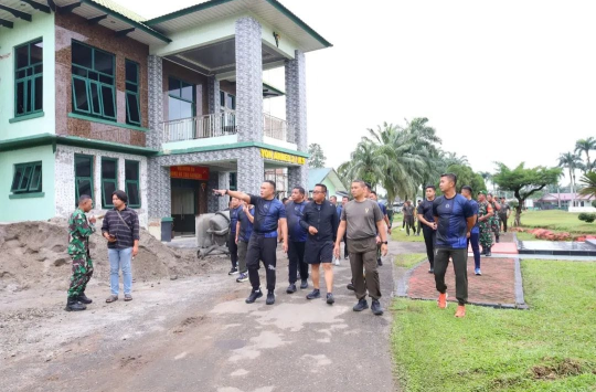 Pangdam I/BB Melakukan Kunker Ke  Markas Batalyon Armed 2/105 Kilap Sumagan